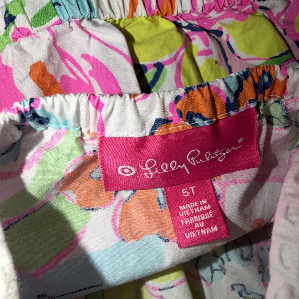 Lilly Pulitzer for Target Floral Romper Girls Size 5t